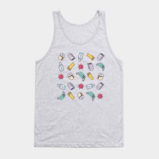 covid-19 pattern Tank Top